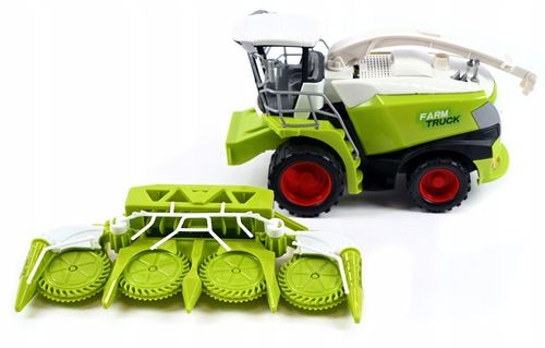 DUŻY KOMBAJN DO KUKURYDZY HEDER RUCHOME ELEMENTY ZIELONA MASZYNA ROLNICZA na Arena.pl