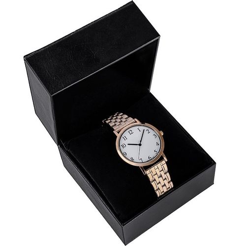 Pudełko na zegarek eko skóra czarno-czerwone PBES-1 na Arena.pl