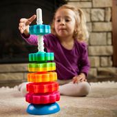 FAT BRAIN TOYS SPIN AGAIN ZAKRĘCONA WIEŻA PIRAMIDA