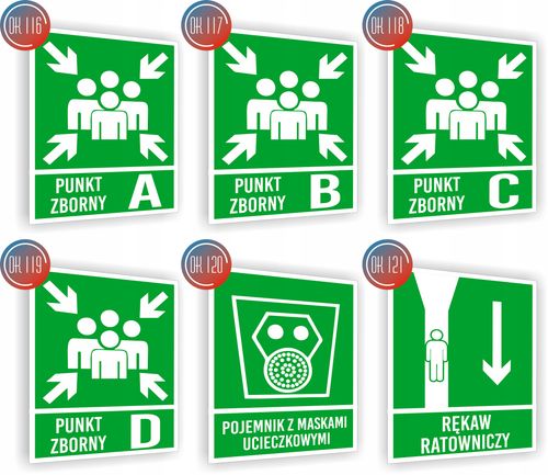 Tabliczka ewakuacyjna z nadrukiem 20x15 ciągnąć pull na Arena.pl
