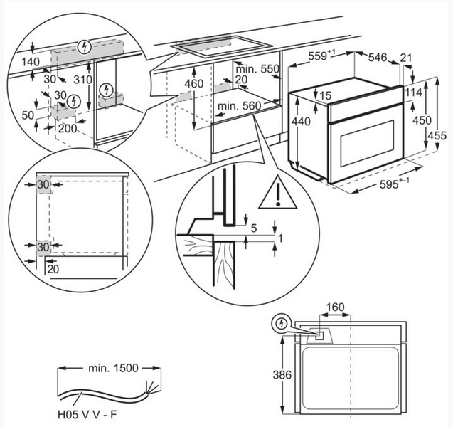 Piekarnik Electrolux KVLAE00WT zdjęcie 2