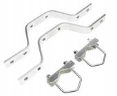 UCHWYT Murowy Masztu Anteny Obejma MUROWA 7cm Zestaw 2szt UM7