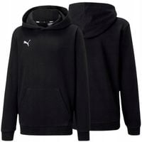 Y4761 Czarna Bluza z Kapturem Sportowa Dresowa Puma TeamGoal Dziecięca