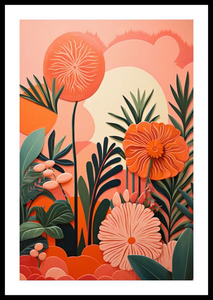 Plakat 40x60cm Koralowy Ogród zdjęcie 3