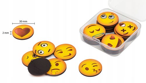 ZESTAW MAGNESÓW - EMOTKI na Arena.pl