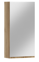 Szafka łazienkowa wisząca ANTICO 40 z lustrem dąb craft złoty (W1)