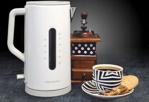 Czajnik KOHERSEN Modern Matt A451 3000W 1.7L Biały na Arena.pl