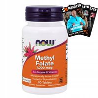 NOW FOODS METHYL FOLATE 1000mcg KWAS FOLIOWY 90tab