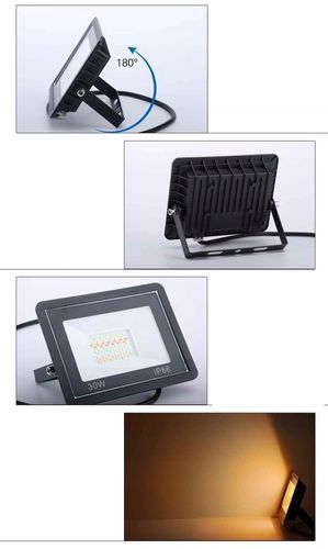 Halogen LED RGBCM 50W Tuya WIFI Aplikacja IP66 na Arena.pl