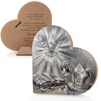 Obrazek Pamiątka Bierzmowania z Grawerem 25cm Prezent od Świadka Chrzestnej