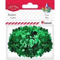 konfetti choinki zielone 7 mm titanum
