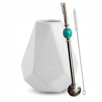 Zestaw Yerba Mate Tykwa Diament + Bombilla z Czyścikiem