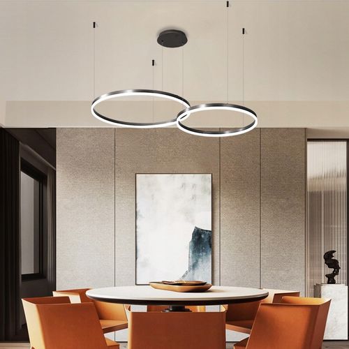 Lampa wisząca 40+60cm pilot okrąg ring żyrandol 52W LED Tuya WiFi SILVA EXT na Arena.pl