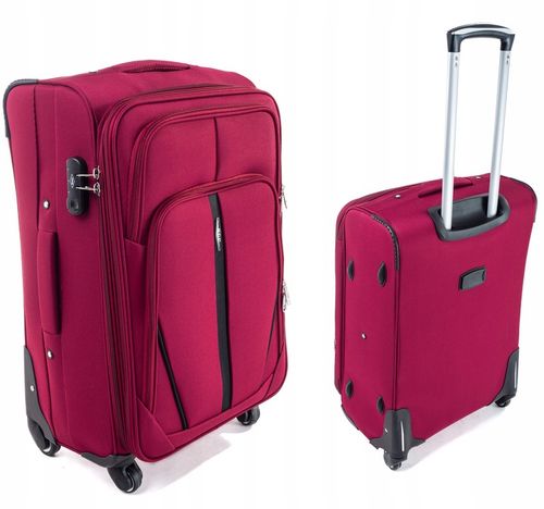 RGL ŚREDNIA WALIZKA PODRÓŻNA XL 4 KÓŁKACH materiałowa miękka na Arena.pl