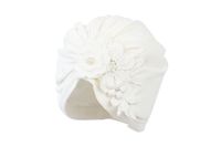 Jamiks MARCHELINE czapka turban dla dzieci ecru 40-42