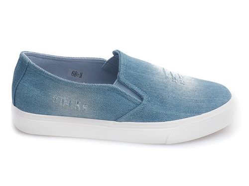 SLIP ON JEANS K-89 NIEBIESKI 41 na Arena.pl