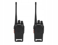 2X KRÓTKOFALÓWKI WALKIE TALKIE BAOFENG x2 DUŻY ZASIĘG RADIOTELEFON ŁOKI TOK