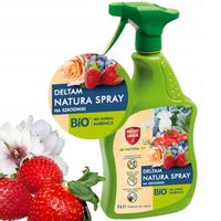 DELTAM NATURA SPRAY BIO ŚRODEK OWADOBÓJCZY MSZYCE PRZĘDZIORKI LARWY ĆMY 1L