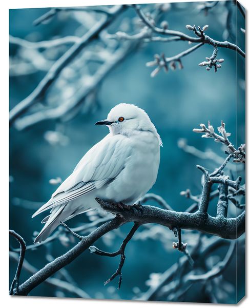 Obraz 70x90cm Perłowy Ptak zdjęcie 1