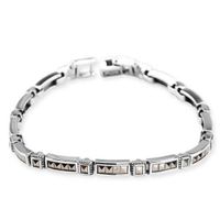 Srebrna bransoleta BDM3235 - Markazyty