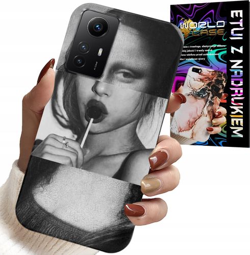 ETUI DO XIAOMI NOTE 12S 4G - MONA LISA Z LIZAKIEM MODNE WZORY CASE na Arena.pl