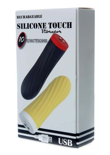 Stymulator-Rechargeable Silicone Touch Vibrator Usb 10 Functions - Black na Arena.pl