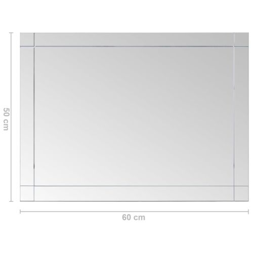 Lustro ścienne 60x50cm szkło VidaXL na Arena.pl