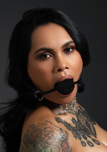 silicone ball gag black na Arena.pl