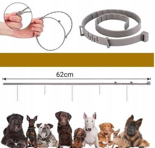 Obroża dla psa na kleszcze i pchły 63 cm – 8 miesięcy ochrony + GRATIS na Arena.pl