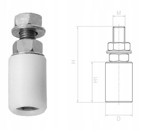 ROLKI DO BRAMY PRZESUWNEJ 80x80 5 ROLEK METALOWE SOLIDNE 600KG ZESTAW WDB na Arena.pl