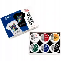 Farby do tkanin 20ml 6 kolorów