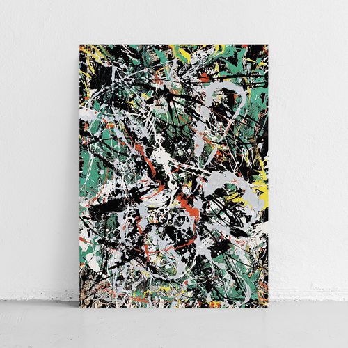 Obraz na płótnie Jackson Pollock abstrakcja 80x120 cm na Arena.pl