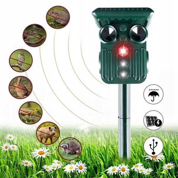 ODSTRASZACZ zwierząt KOTÓW PSÓW PTAKÓW DZIKÓW DUŻY zdjęcie 2