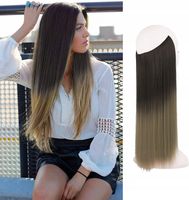 PRZEDŁUŻENIE WŁOSÓW BRĄZ OMBRE 36CM FESHFEN