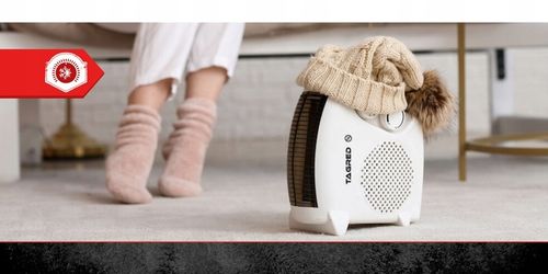 Farelka Elektryczna Termowentylator Grzejnik Ciepło Nawiew Zimno 2000W na Arena.pl