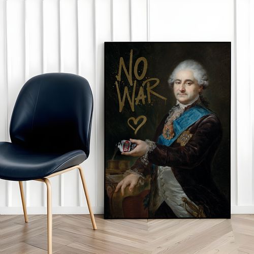 Plakat stop war portret pop art 21x29,7 cm A4 na Arena.pl