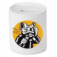 Skarbonka Dla Geodety Zaufaj Mi Jestem Prezent Z Nadrukiem Ze Zdjęciem