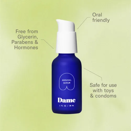 dame products arousal serum 30ml - formuła roślinna z olejkiem miętowym na Arena.pl