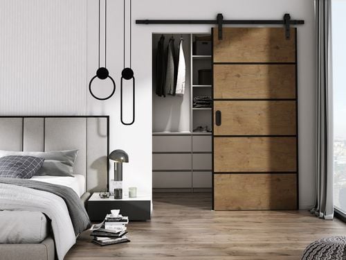 DRZWI PRZESUWNE Black one LOFT 96 na Arena.pl