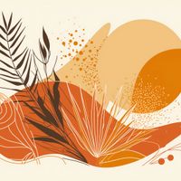 Plakat 80x80cm Krajobraz Śródziemnomorski
