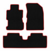 Dywaniki welurowe CARLUX-RED do Honda Civic VII 2001-2005 sedan