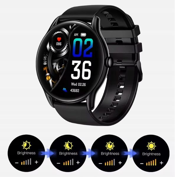 ZEGAREK SMARTWATCH SPORTOWY ROZMOWY MĘSKI DAMSKI POLSKIE MENU CZARNY 2PASKI zdjęcie 5