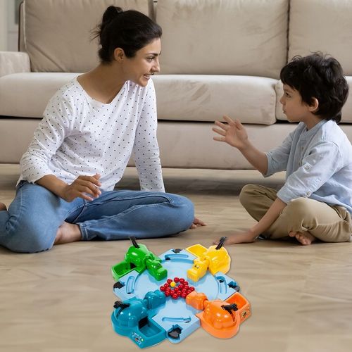 GRA ZRĘCZNOŚCIOWA DLA 4 OSÓB GŁODNE HIPCIE HIPOPOTAM DLA DZIECI RODZINNA na Arena.pl