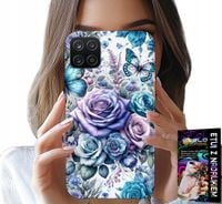 ETUI DO SAMSUNG GALAXY A22 5G - KWIECISTE WZORY RÓŻEKWIATKI CASE + SZKŁO