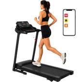 Bieżnia elektryczna treningowa fitness domowa bluetooth 12 km/h 120 kg