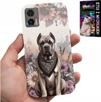 ETUI DO MOTOROLA EDGE 30 NEO - PSIE RASY PSIE WZORY POKROWIEC + FOLIA