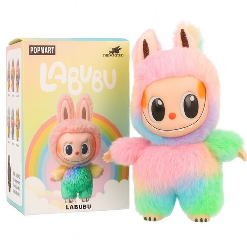 LABUBU TĘCZOWE MASKOTKA LALKA BRELOK FIGURKA PLUSZAK NIESPODZIANKA na Arena.pl