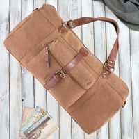 torba męska podróżna brązowa duża a4 paolo peruzzi e-02-br