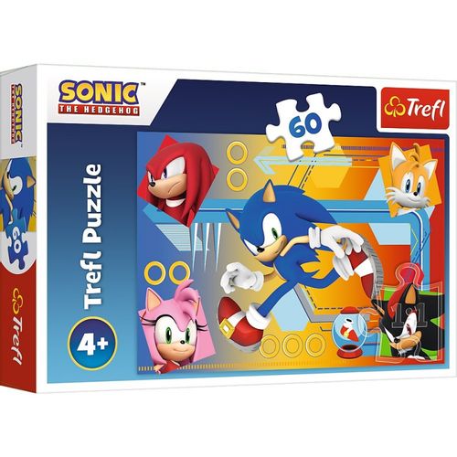 Puzzle 60 Elementów Sonic W Akcji na Arena.pl