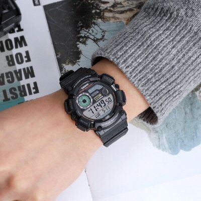 ZEGAREK MĘSKI CASIO Digital Moonphase  WS-1500H-1A + BOX zdjęcie 5
